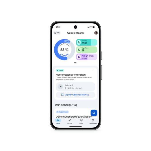 Artwork von Google Health App (Bild: Google)